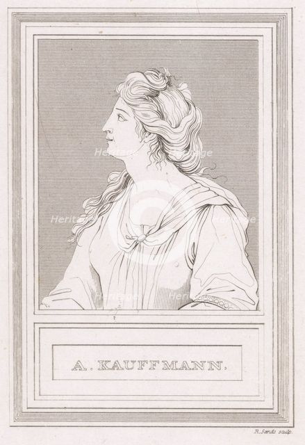 Self portrait, 1811. Creator: Angelica Kauffman.