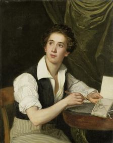 Self-Portrait, 1824-1826. Creator: Charles Louis Saligo