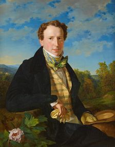 Self-Portrait, 1828. Creator: Waldmüller, Ferdinand Georg (1793-1865)