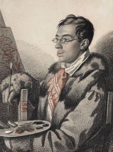 Self-Portrait, 1820-1823. Creator: Hampeln, Carl, von (1794-after 1880)