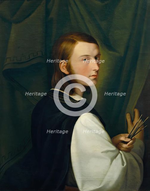 Self-portrait, 1820. Creator: Johann Scheffer von Leonhardshoff.