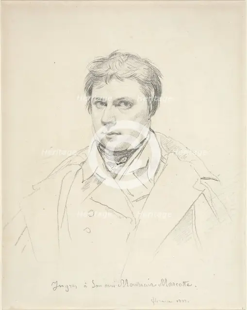 Self-Portrait, 1822. Creator: Jean-Auguste-Dominique Ingres.