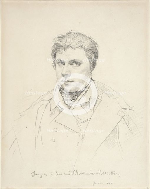 Self-Portrait, 1822. Creator: Jean-Auguste-Dominique Ingres.