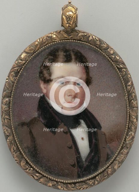 Self Portrait, 1834-36. Creator: James Van Dyck.