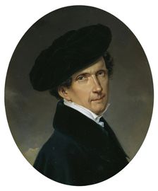 Self-portrait, 1836. Creator: Josef Lambert Denk