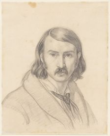 Self-Portrait, 1838. Creator: Friedrich Preller (German, 1804-1878)