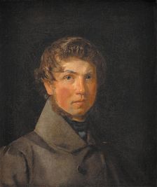 Self-Portrait, 1831-1834. Creator: Christen Købke