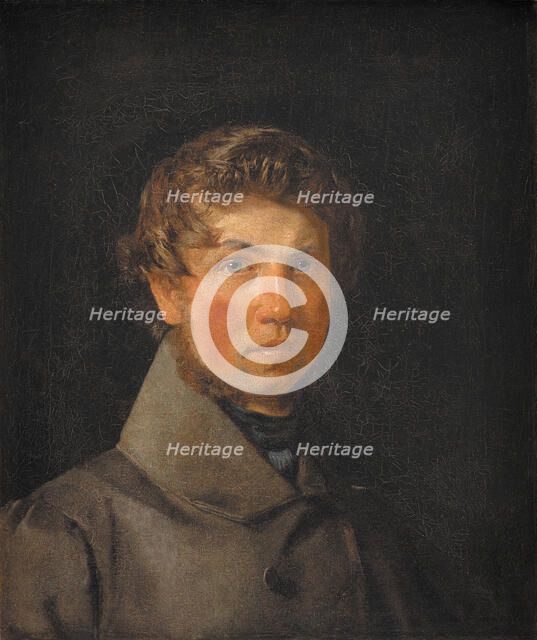 Self-Portrait, 1831-1834. Creator: Christen Købke.