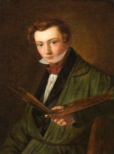 Self-Portrait, 1833. Creator: Louis Gurlitt