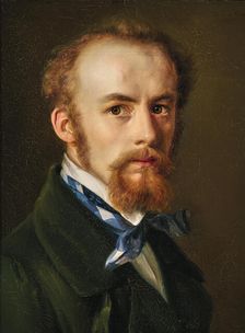 Self-portrait, 1845. Creator: Trautschold; Carl Friedrich Wilhelm (1815-1877)