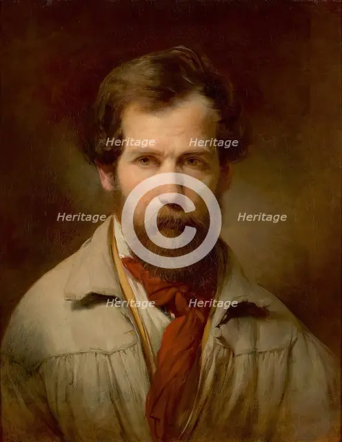 Self-portrait, 1846. Creator: Friedrich von Amerling.