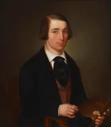 Self-Portrait, 1847. Creator: Erik Johan Lofgren