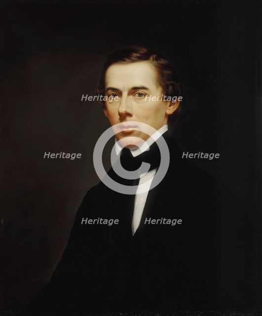 Self-portrait, 1849. Creator: Frederick R. Spencer.