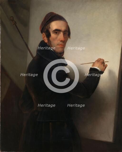 Self-Portrait, 1840-1849. Creator: Willem Hendrik Schmidt.