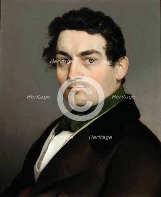 Self-Portrait, 1840. Creator: Scaramuzza, Giovanni (1818-?).