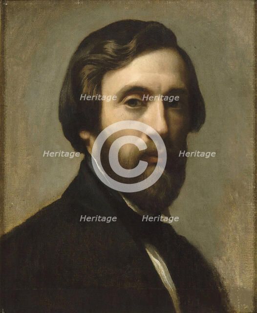 Self-Portrait, 1841. Artist: Gleyre, Charles (1808-1874)