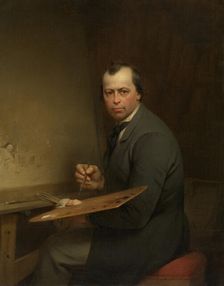 Self Portrait, 1854. Creator: Ferdinand De Braekeleer