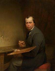 Self-portrait, 1854. Creator: Ferdinand De Braekeleer