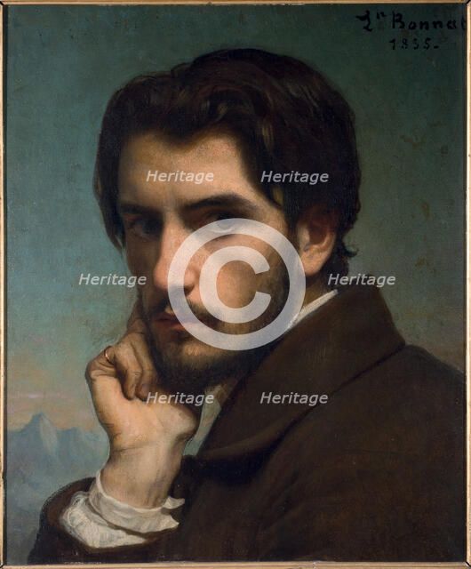 Self-portrait, 1855. Creator: Bonnat, Léon (1833-1922).