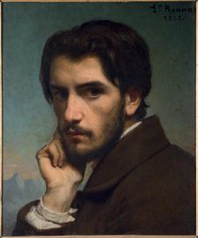 Self-portrait, 1855. Creator: Bonnat, Léon (1833-1922)
