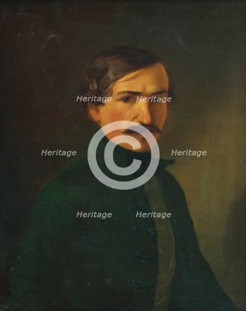 Self-portrait, 1855. Creator: Frantisek Klimkovic.