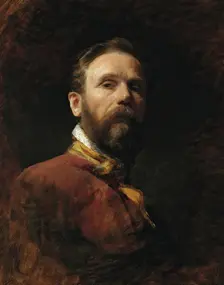 Self-portrait, 1856. Creator: Friedrich von Amerling