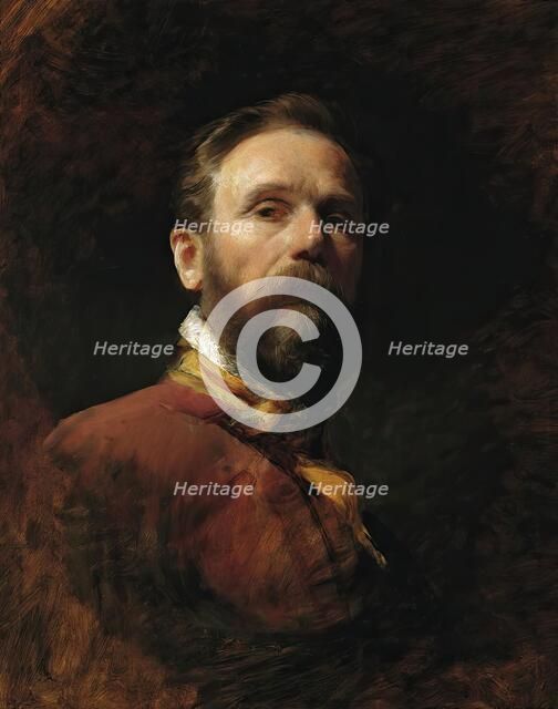 Self-portrait, 1856. Creator: Friedrich von Amerling.