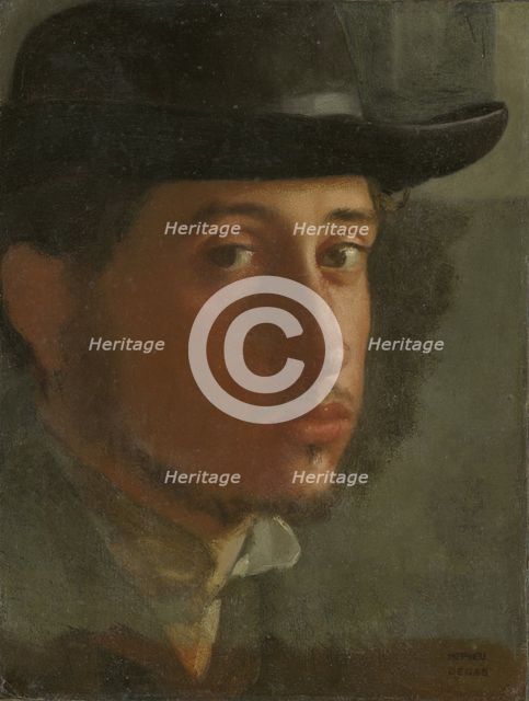 Self-Portrait, 1857. Artist: Degas, Edgar (1834-1917)
