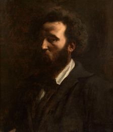 Self-Portrait, 1857. Creator: Puvis de Chavannes, Pierre Cécil (1824-1898)