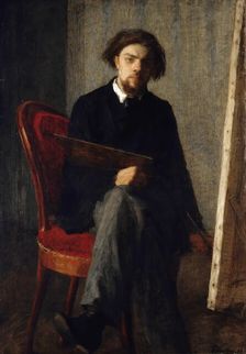 Self-Portrait, 1858. Creator: Fantin-Latour, Henri (1836-1904)