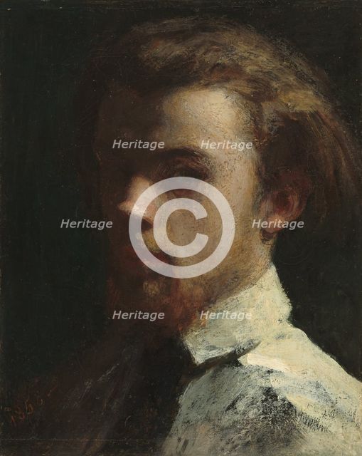 Self-Portrait, 1858. Creator: Henri Fantin-Latour.