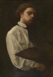 Self Portrait, 1858. Creator: Henri Fantin-Latour