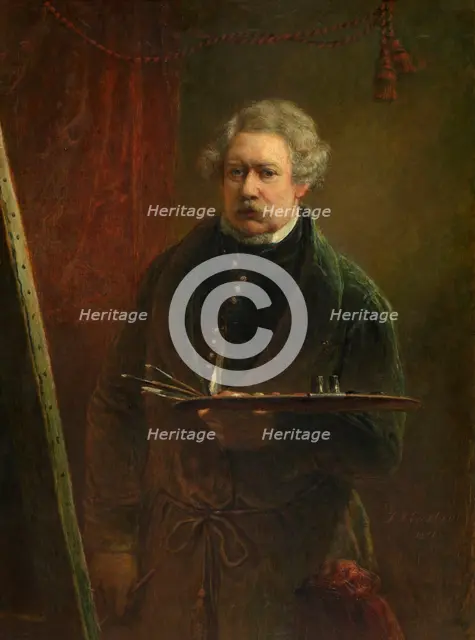 Self Portrait, 1851. Creator: Jakob Josef Eeckhout.