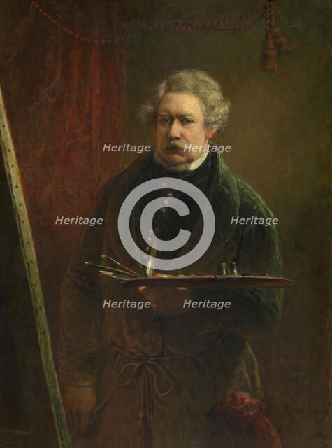 Self Portrait, 1851. Creator: Jakob Josef Eeckhout.