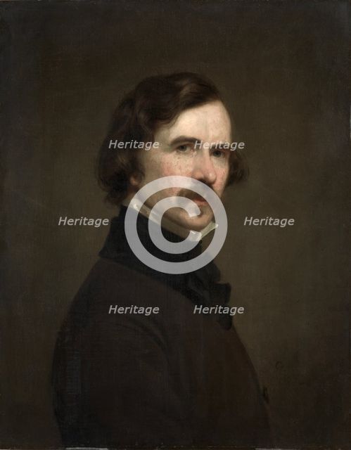 Self-Portrait, 1852. Creator: George Peter Alexander Healy (American, 1813-1894).
