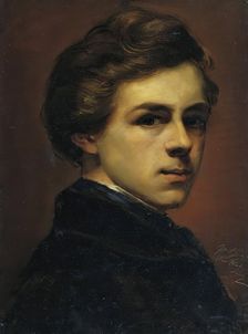 Self-portrait, 1852. Creator: Gustav Gaul