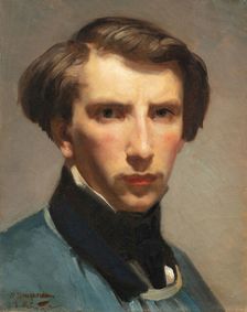 Self-Portrait, 1853. Creator: Bouguereau, William-Adolphe (1825-1905)