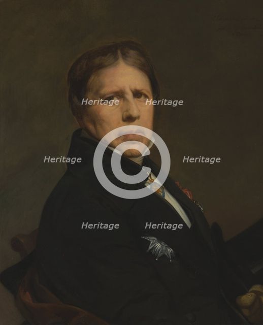 Self Portrait, 1864-1865. Creator: Jean-Auguste-Dominique Ingres.