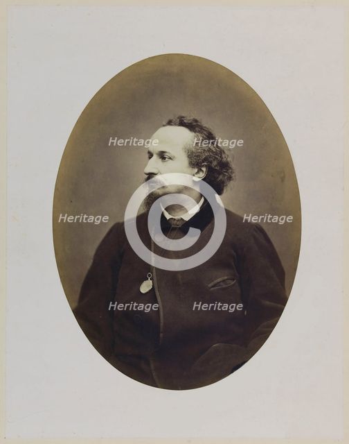 Self-Portrait, 1864. Creator: Carjat, Étienne (1828-1906).