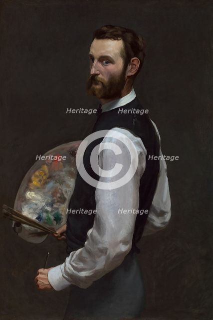 Self-Portrait, 1865/66. Creator: Frédéric Bazille.