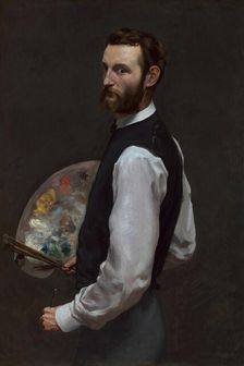 Self-Portrait, 1865/66. Creator: Frédéric Bazille