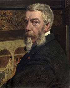 Self Portrait, 1866. Creator: Jan August Hendrik Leys