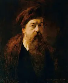 Self-portrait, 1868. Creator: Hans Canon