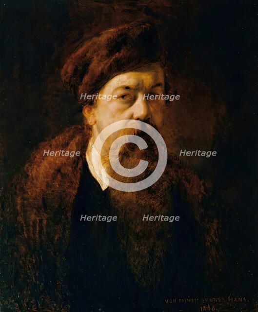 Self-portrait, 1868. Creator: Hans Canon.