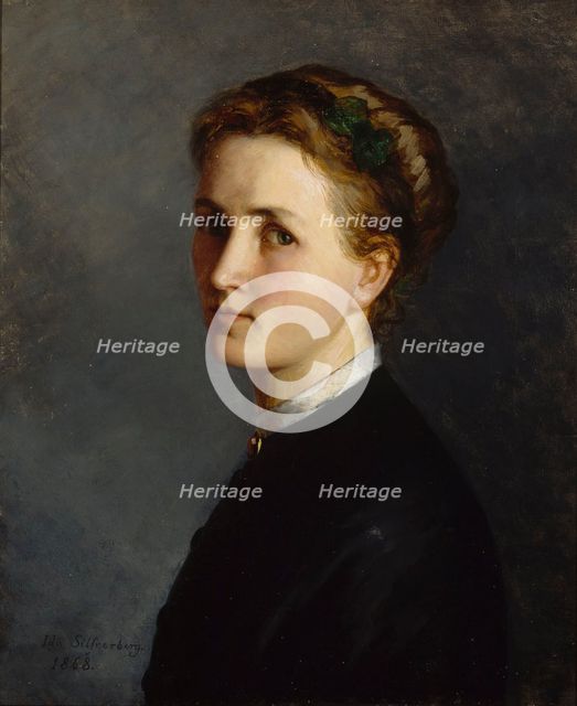 Self-Portrait, 1868. Creator: Ida Silfverberg.