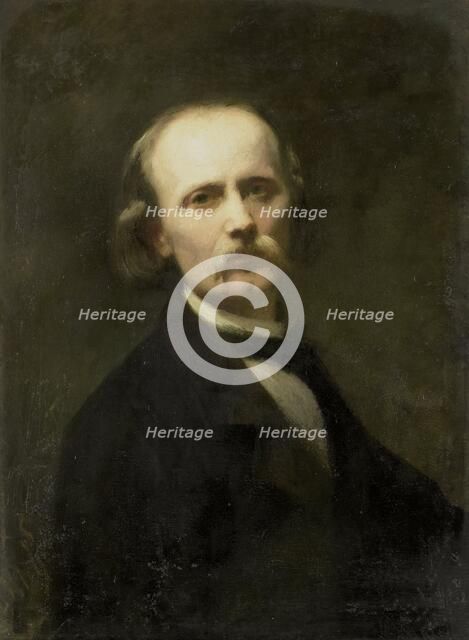 Self-Portrait, 1869. Creator: Johan Georg Schwartze.