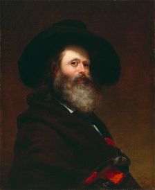 Self Portrait, 1860. Creator: Charles Loring Elliott