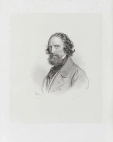 Self-Portrait, 1860. Creator: Kriehuber, Josef (1800-1876)