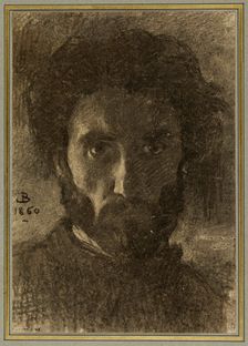 Self-portrait, 1860. Creator: Leon Joseph Florentin Bonnat