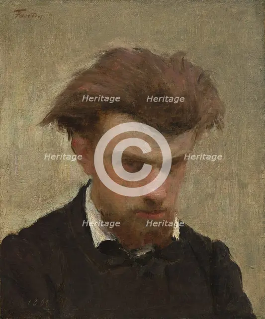 Self-Portrait, 1861. Creator: Henri Fantin-Latour.